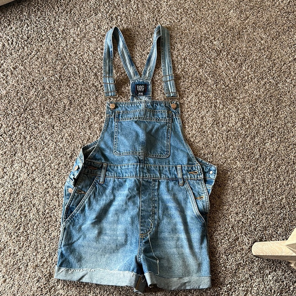 BDG denim overalls